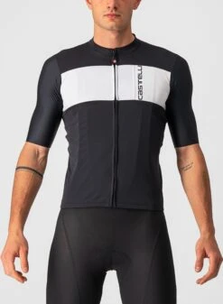 Castelli Prologo 7 Fietsshirt Outlet 11 Castelli Prologo 7 Fietsshirt Outlet -Fietsuitrusting Winkel 085 lightblacksilvergrayivory 3 product 1