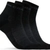 Craft Core Dry Mid Sock 3-Pack -Fietsuitrusting Winkel 2002 e191703853 1910637 999000 core dry mid sock 3 pack front original