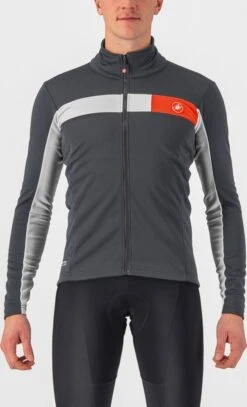 Castelli Mortirolo 6s Fietsjas -Fietsuitrusting Winkel 4522509 030 darkgraysilvergrayredrefl product 23414