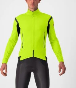 Castelli Perfetto RoS 2 Fietsjas Heren -Fietsuitrusting Winkel 4522511 383 electriclimedarkgray product 29973
