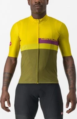 Castelli A Blocco Fietsshirt -Fietsuitrusting Winkel 782 passionfruitamethistgreena 13 product