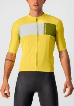 Castelli Prologo 7 Fietsshirt -Fietsuitrusting Winkel 782 passionfruitivoryavocadogr 18 product 2
