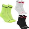 GripGrab 3-Pack Tricolore Regular Cut Sok -Fietsuitrusting Winkel 9008 99