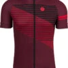 Agu Striped Fietsshirt -Fietsuitrusting Winkel agu striped jersey rood voor