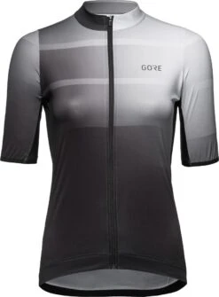 Gore Ardent Fietsshirt Dames -Fietsuitrusting Winkel ardent jersey women zwart wit 1