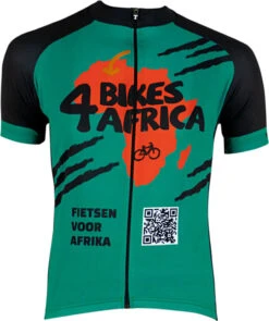 Bioracer Bikes4Africa Fietsshirt Heren -Fietsuitrusting Winkel b4a kalibratie kleur 08 vrij 1