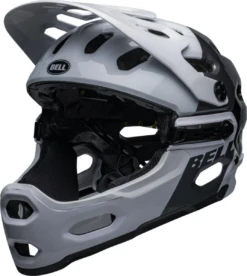 Bell Super 3R MIPS Full Face Helm -Fietsuitrusting Winkel bell super 3r mips mountainbikehelm wit zwart