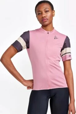 Craft Core Endur Logo Fietsshirt Dames 6 Craft Core Endur Logo Fietsshirt Dames -Fietsuitrusting Winkel craft core endur logo fietsshirt roze 1