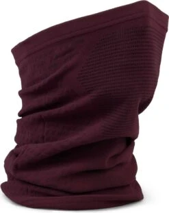 GripGrab Freedom Seamless Wrap Knitted Nekwarmer -Fietsuitrusting Winkel freedom seamless warp knitted rood