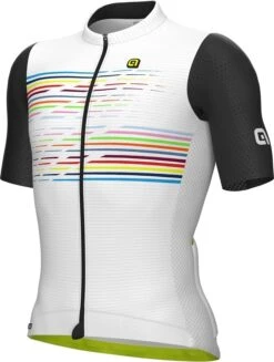 Ale Logo Fietsshirt -Fietsuitrusting Winkel hoofd wit