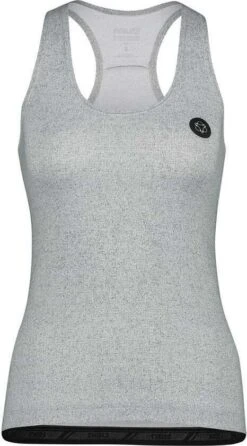 Agu Melange Dames Fietsshirt -Fietsuitrusting Winkel melange racertop grijs