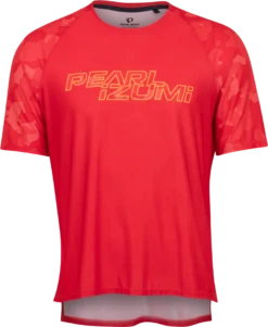 Pearl Izumi Elevate Korte Mouwen Fietsshirt -Fietsuitrusting Winkel pearl izumi elevate jersey rood 1