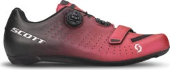 Scott Road Comp Boa Racefiets Schoenen Heren -Fietsuitrusting Winkel scott road comp boa racefietsschoen heren zwart rood 3