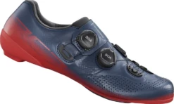 Shimano RC702 Racefiets Schoenen -Fietsuitrusting Winkel shimano rc702 raceschoen blauw rood