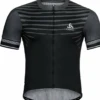 ODLO Stand-Up Collar Zeroweight Fietsshirt -Fietsuitrusting Winkel zeroweight zwart grijs 1